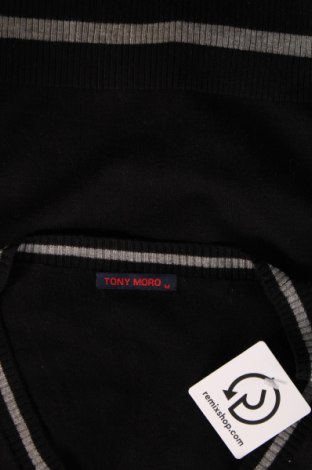 Ανδρική ζακέτα Tony Moro, Μέγεθος M, Χρώμα Μαύρο, Τιμή 8,43 €