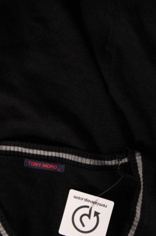 Jachetă tricotată de bărbați Tony Moro, Mărime L, Culoare Negru, Preț 44,83 Lei