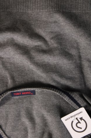 Ανδρική ζακέτα Tony Moro, Μέγεθος XL, Χρώμα Γκρί, Τιμή 8,43 €
