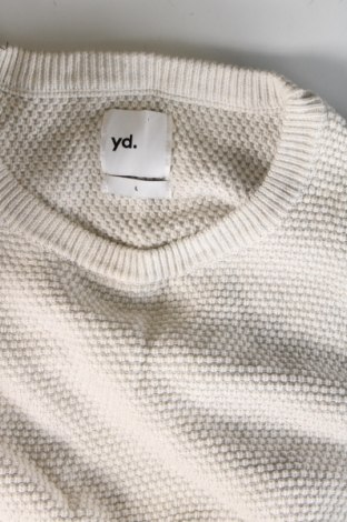 Jachetă tricotată de bărbați Yd., Mărime L, Culoare Alb, Preț 74,21 Lei