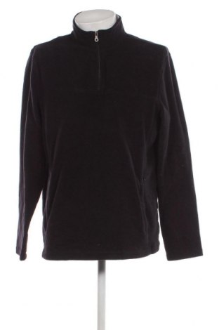 Мъжка поларена блуза Croft & Barrow, Размер L, Цвят Черен, Цена 11,40 лв.
