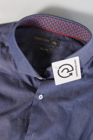 Ανδρικό πουκάμισο Angelo Litrico, Μέγεθος L, Χρώμα Μπλέ, Τιμή 8,16 €