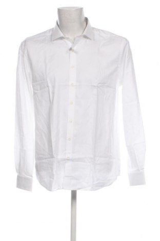 Мъжка риза Cafe Coton, Размер L, Цвят Бял, Цена 46,20 лв.