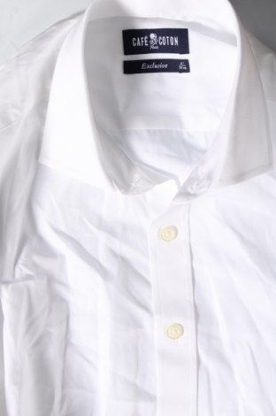 Pánska košeľa  Cafe Coton, Veľkosť S, Farba Biela, Cena  13,89 €