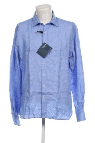 Ανδρικό πουκάμισο Cafe Coton, Μέγεθος XXL, Χρώμα Μπλέ, Τιμή 23,81 €