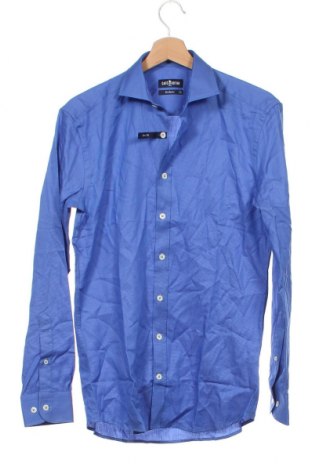 Ανδρικό πουκάμισο Cafe Coton, Μέγεθος S, Χρώμα Μπλέ, Τιμή 7,94 €