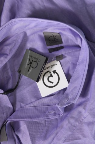 Herrenhemd Calvin Klein, Größe M, Farbe Lila, Preis € 13,71