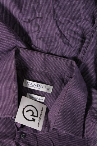 Мъжка риза Canda, Размер L, Цвят Лилав, Цена 7,54 лв.