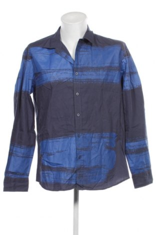 Ανδρικό πουκάμισο Desigual, Μέγεθος XL, Χρώμα Μπλέ, Τιμή 34,02 €