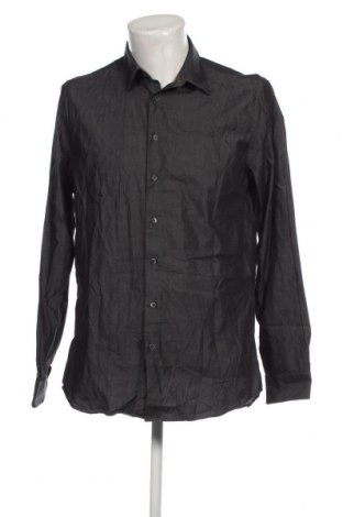 Ανδρικό πουκάμισο Dressmann, Μέγεθος L, Χρώμα Μαύρο, Τιμή 12,62 €