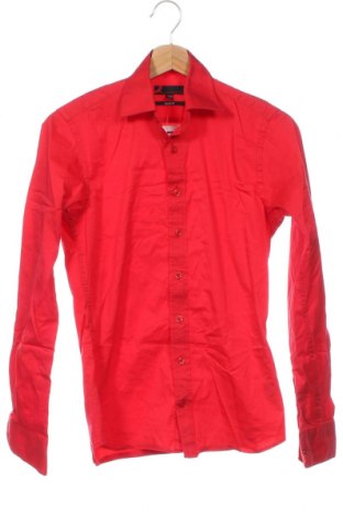 Herrenhemd Dressmann, Größe XS, Farbe Rot, Preis 23,66 €