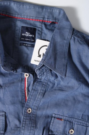 Ανδρικό πουκάμισο Engbers, Μέγεθος XXL, Χρώμα Μπλέ, Τιμή 22,45 €