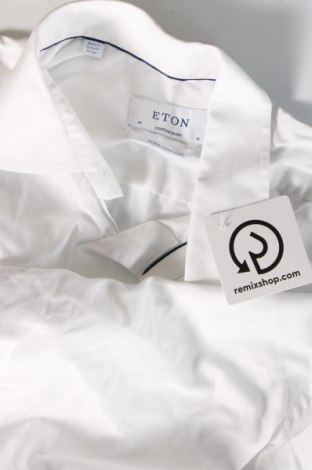 Ανδρικό πουκάμισο Eton, Μέγεθος L, Χρώμα Λευκό, Τιμή 20,97 €
