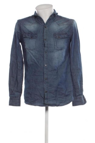 Herrenhemd Fashion Jeans, Größe L, Farbe Blau, Preis 4,16 €