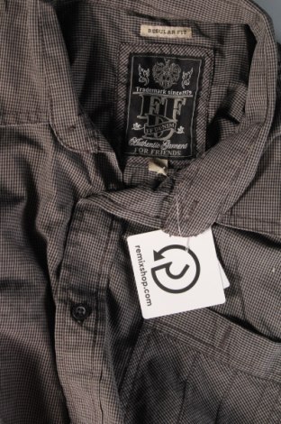 Herrenhemd Ff Denim, Größe XL, Farbe Grau, Preis € 5,28
