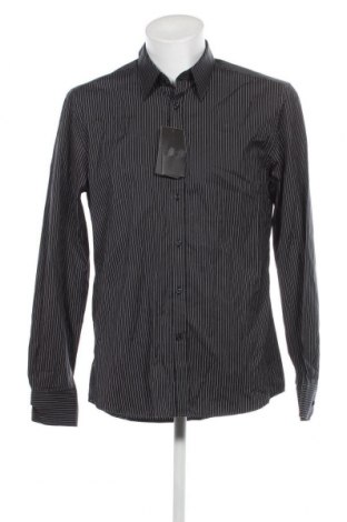 Ανδρικό πουκάμισο H&M, Μέγεθος L, Χρώμα Γκρί, Τιμή 15,95 €