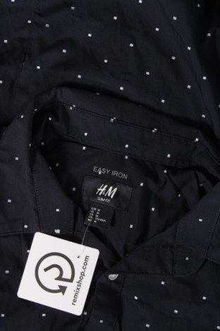 Ανδρικό πουκάμισο H&M, Μέγεθος M, Χρώμα Μπλέ, Τιμή 6,28 €