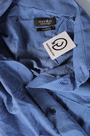 Ανδρικό πουκάμισο Hatico, Μέγεθος XXL, Χρώμα Μπλέ, Τιμή 5,92 €