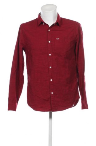 Herrenhemd Hollister, Größe M, Farbe Rot, Preis 13,01 €