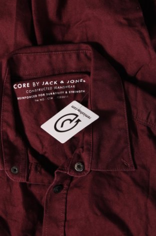 Ανδρικό πουκάμισο Jack & Jones, Μέγεθος XL, Χρώμα Κόκκινο, Τιμή 6,94 €