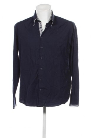 Ανδρικό πουκάμισο Jake*s, Μέγεθος L, Χρώμα Μπλέ, Τιμή 10,54 €