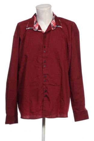 Мъжка риза Kayhan, Размер 5XL, Цвят Червен, Цена 26,10 лв.