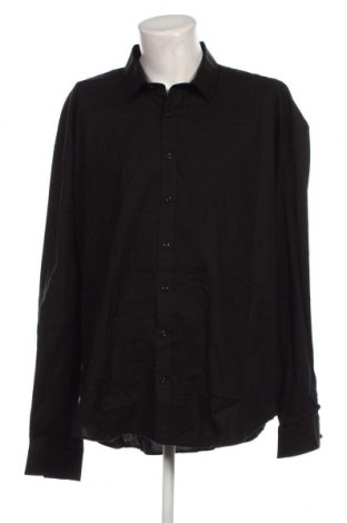 Ανδρικό πουκάμισο Kayhan, Μέγεθος 5XL, Χρώμα Μαύρο, Τιμή 17,94 €