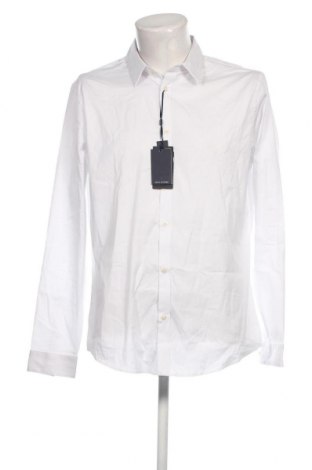Ανδρικό πουκάμισο Mango, Μέγεθος XL, Χρώμα Λευκό, Τιμή 23,81 €