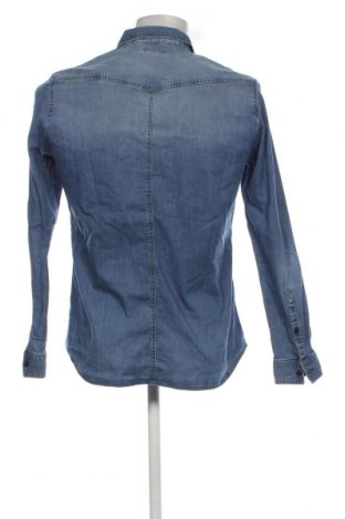 Ανδρικό πουκάμισο Mango, Μέγεθος M, Χρώμα Μπλέ, Τιμή 10,54 €