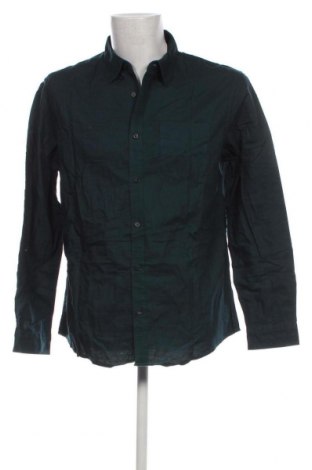 Мъжка риза Marks & Spencer, Размер L, Цвят Зелен, Цена 16,20 лв.