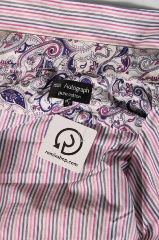 Ανδρικό πουκάμισο Marks & Spencer Autograph, Μέγεθος M, Χρώμα Πολύχρωμο, Τιμή 19,09 €