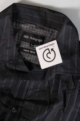 Herrenhemd Marks & Spencer Autograph, Größe L, Farbe Blau, Preis 25,26 €