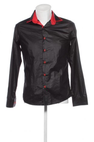 Ανδρικό πουκάμισο Megaman, Μέγεθος M, Χρώμα Μαύρο, Τιμή 7,80 €