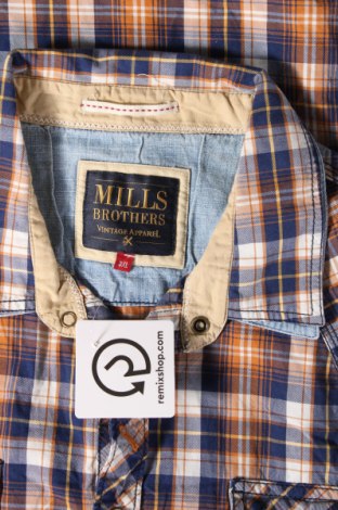 Herrenhemd Mills, Größe 3XL, Farbe Mehrfarbig, Preis € 19,17