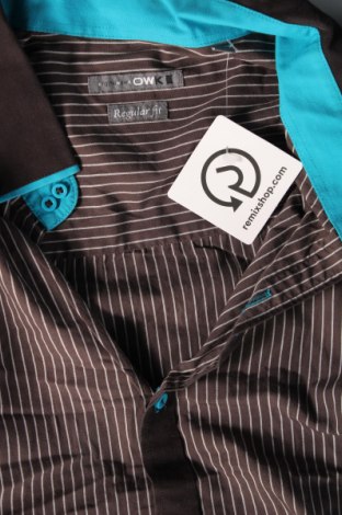 Herrenhemd OWK, Größe 3XL, Farbe Braun, Preis 19,17 €