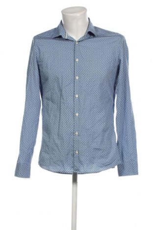 Ανδρικό πουκάμισο Olymp, Μέγεθος M, Χρώμα Μπλέ, Τιμή 26,54 €