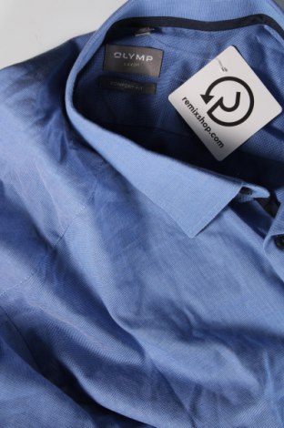 Ανδρικό πουκάμισο Olymp, Μέγεθος XXL, Χρώμα Μπλέ, Τιμή 32,32 €