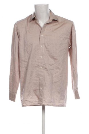 Herrenhemd Olymp, Größe M, Farbe Beige, Preis 30,62 €