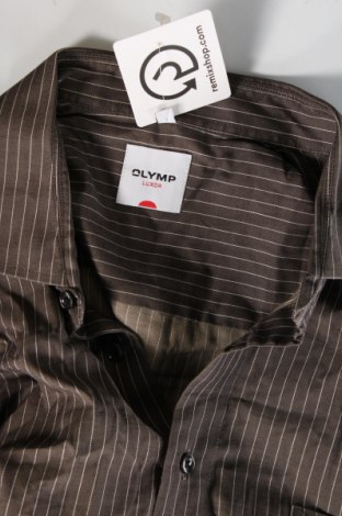 Ανδρικό πουκάμισο Olymp, Μέγεθος XL, Χρώμα Γκρί, Τιμή 24,83 €