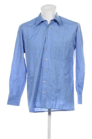 Ανδρικό πουκάμισο Olymp, Μέγεθος M, Χρώμα Μπλέ, Τιμή 24,83 €
