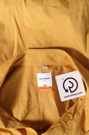 Ανδρικό πουκάμισο Olymp, Μέγεθος L, Χρώμα Κίτρινο, Τιμή 19,04 €