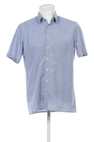 Ανδρικό πουκάμισο Olymp, Μέγεθος L, Χρώμα Μπλέ, Τιμή 22,44 €