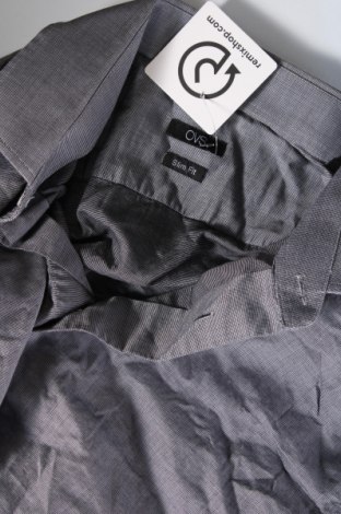 Ανδρικό πουκάμισο Oviesse, Μέγεθος L, Χρώμα Γκρί, Τιμή 3,59 €