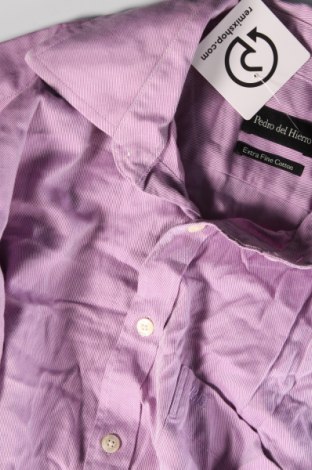 Мъжка риза Pedro Del Hierro, Размер L, Цвят Розов, Цена 36,30 лв.