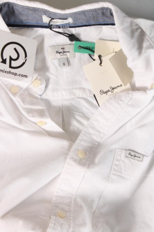 Herrenhemd Pepe Jeans, Größe M, Farbe Weiß, Preis 63,92 €