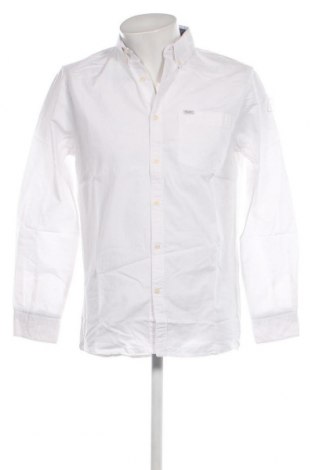 Ανδρικό πουκάμισο Pepe Jeans, Μέγεθος M, Χρώμα Λευκό, Τιμή 38,35 €