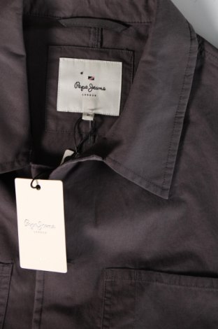 Herrenhemd Pepe Jeans, Größe M, Farbe Grau, Preis 25,57 €
