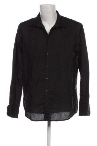 Мъжка риза Piazza Italia, Размер XXL, Цвят Черен, Цена 17,40 лв.