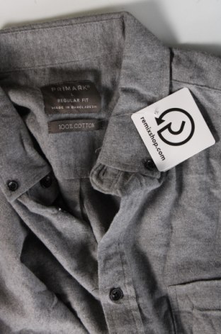 Ανδρικό πουκάμισο Primark, Μέγεθος L, Χρώμα Γκρί, Τιμή 4,66 €