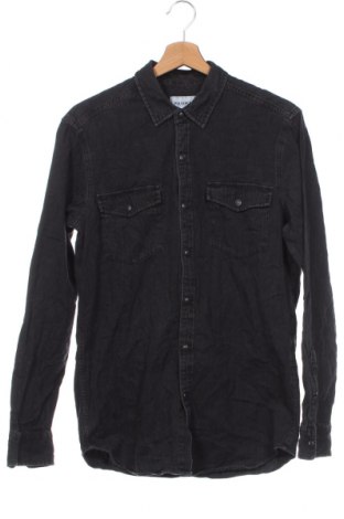 Мъжка риза Pull&Bear, Размер M, Цвят Черен, Цена 15,95 лв.